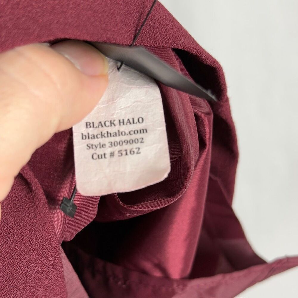 Janie Bryant X Black Halo Wine Burgundy Bodycon Dress - Women’s 2 - Picture 6 of 6